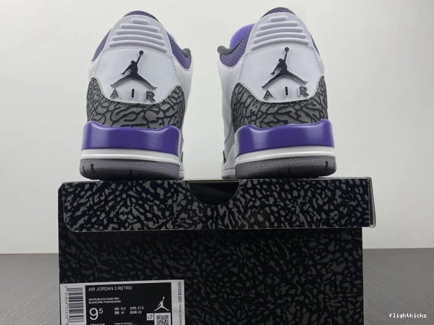 Jordan Retro CT8532-105 3 Air 'Dark Iris' 1127